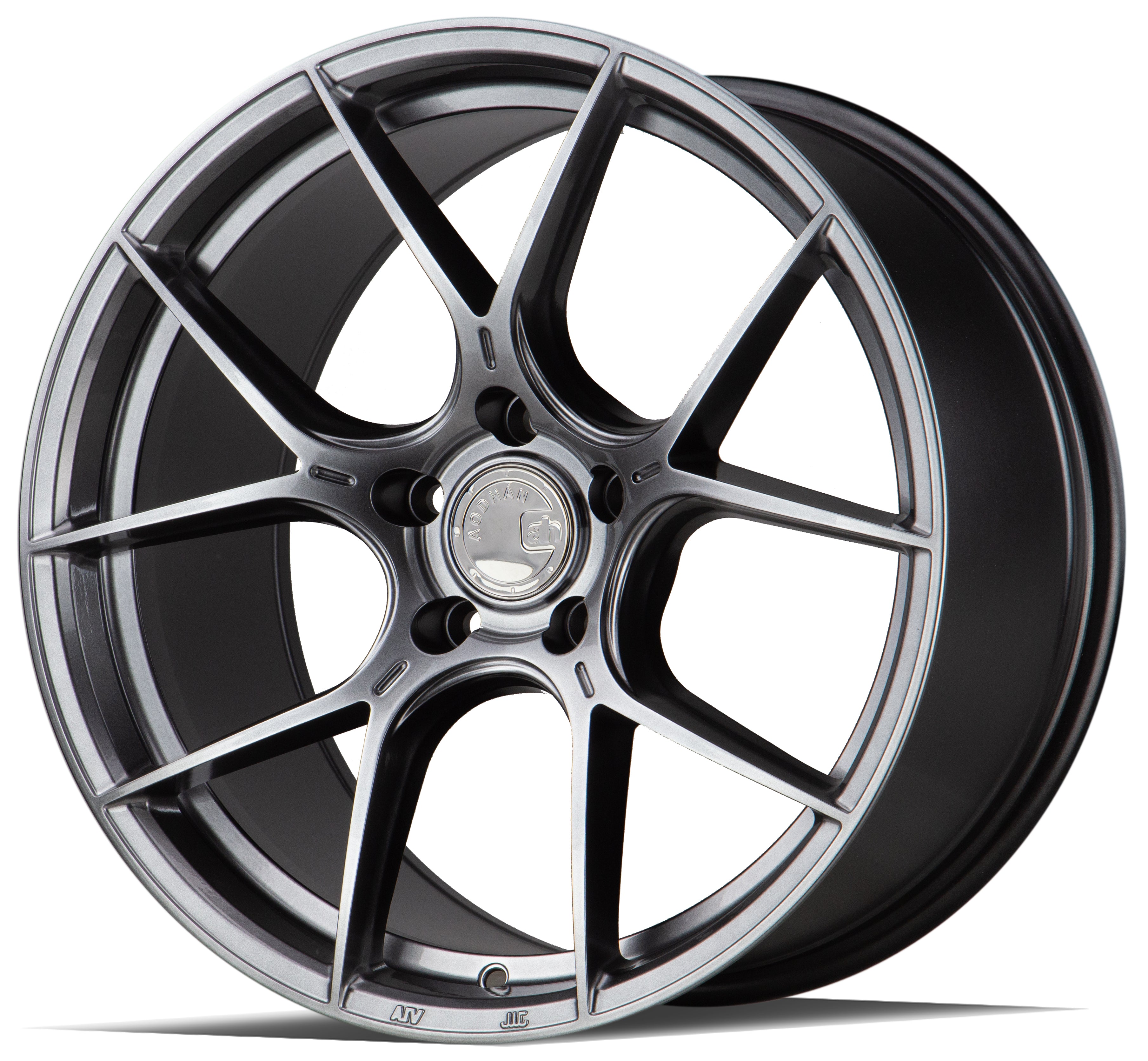 Aodhan AH-11 Wheels - 19x8.5, 5x112, +35 Offset, 73.1 Center Bore, Hyper Black - Upgrade Your Ride Now!