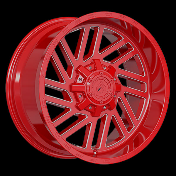 Stunning Forged Wheels XR107 20x10.0 - Red Milled Edge! Get Yours Now!