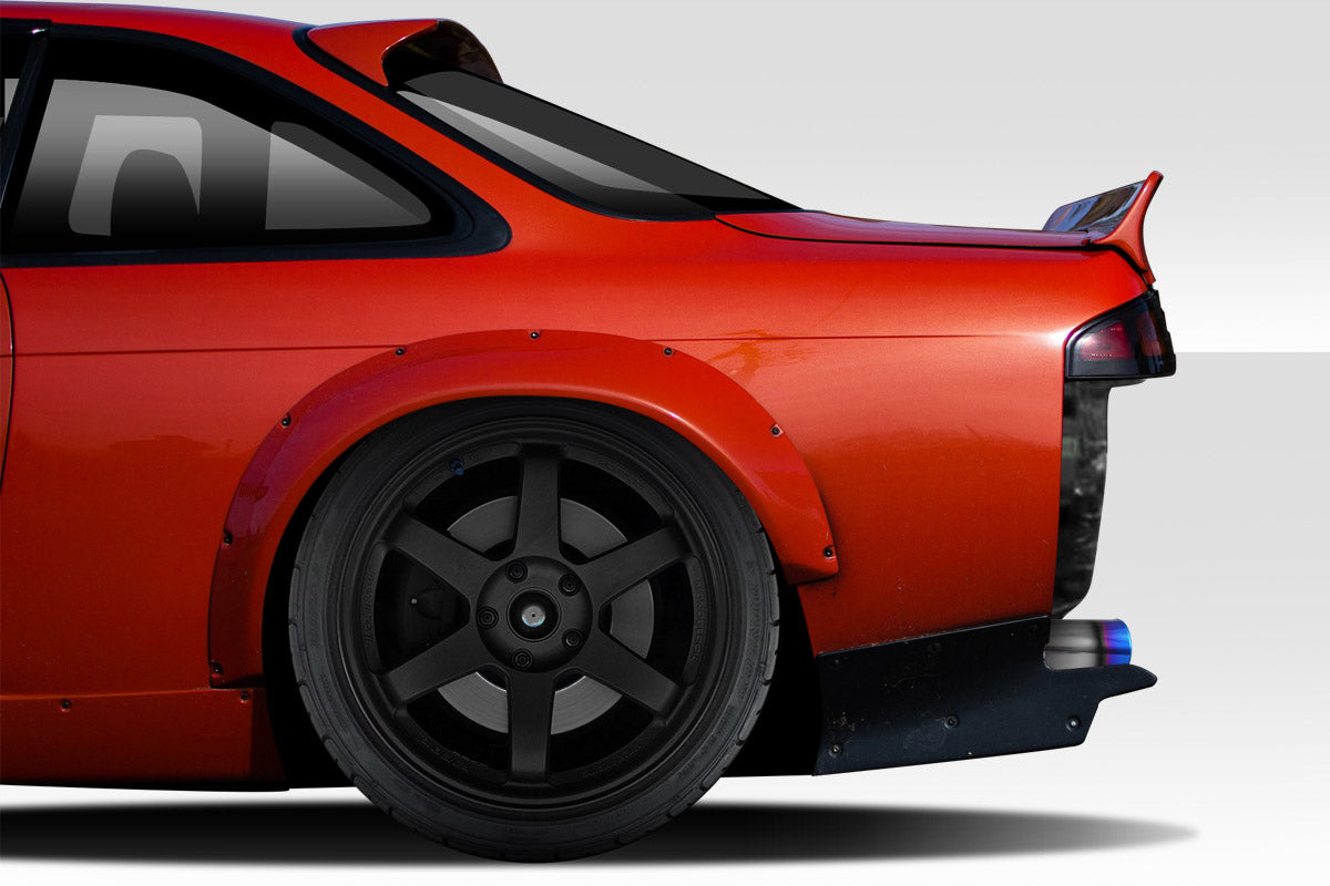 Unleash Style! 1995 - 1998 Nissan 240SX S14 Duraflex RBS V2 Wide Body Rear Fender Flares - 2 Piece Set