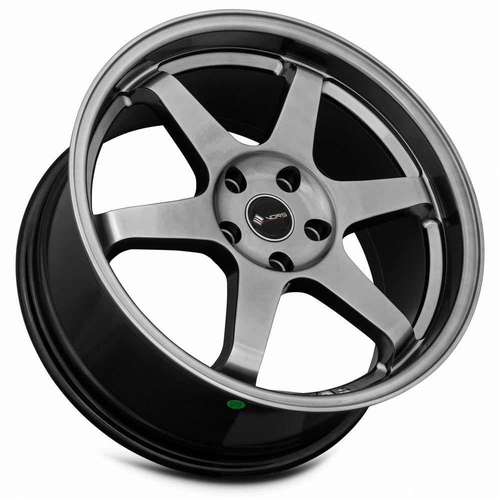 Vors TR37 17x8 5x108 (Custom Drill) ET35 73.1 Hyper Black - Stunning Wheels for Your Ride