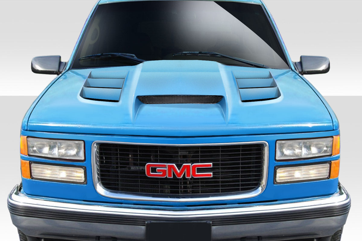 Transform Your Ride! 1988 - 1999 Chevrolet GMC C/K Series, Tahoe, Yukon, Suburban Duraflex Viper Look One - Piece Hood