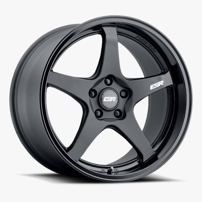 ESR AP5 19x9.5 5x114.3 ET22: Stunning Matte Black and Gloss Black Wheels